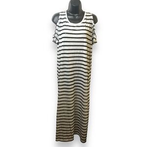 Calvin Klein Swimwear women’s cover up dress stripe S/Med